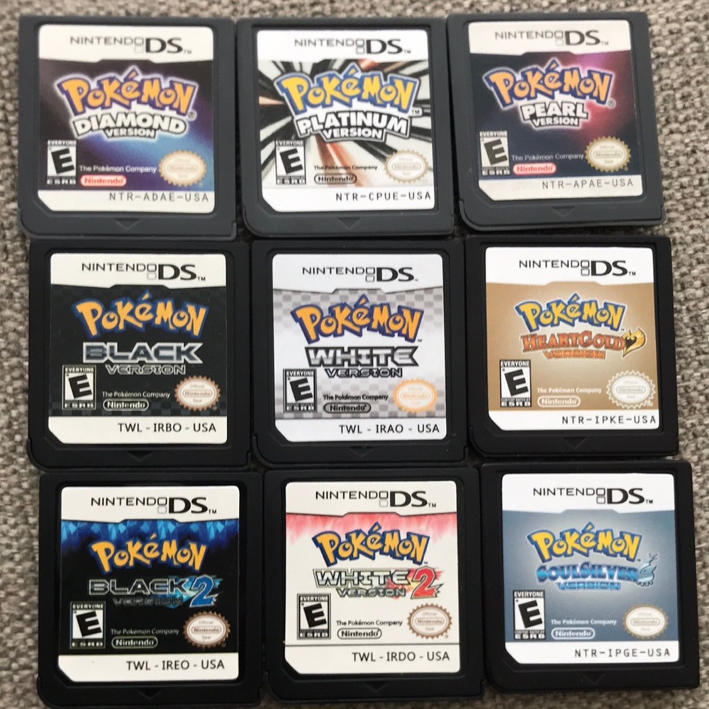 Pokémon ds games bundle